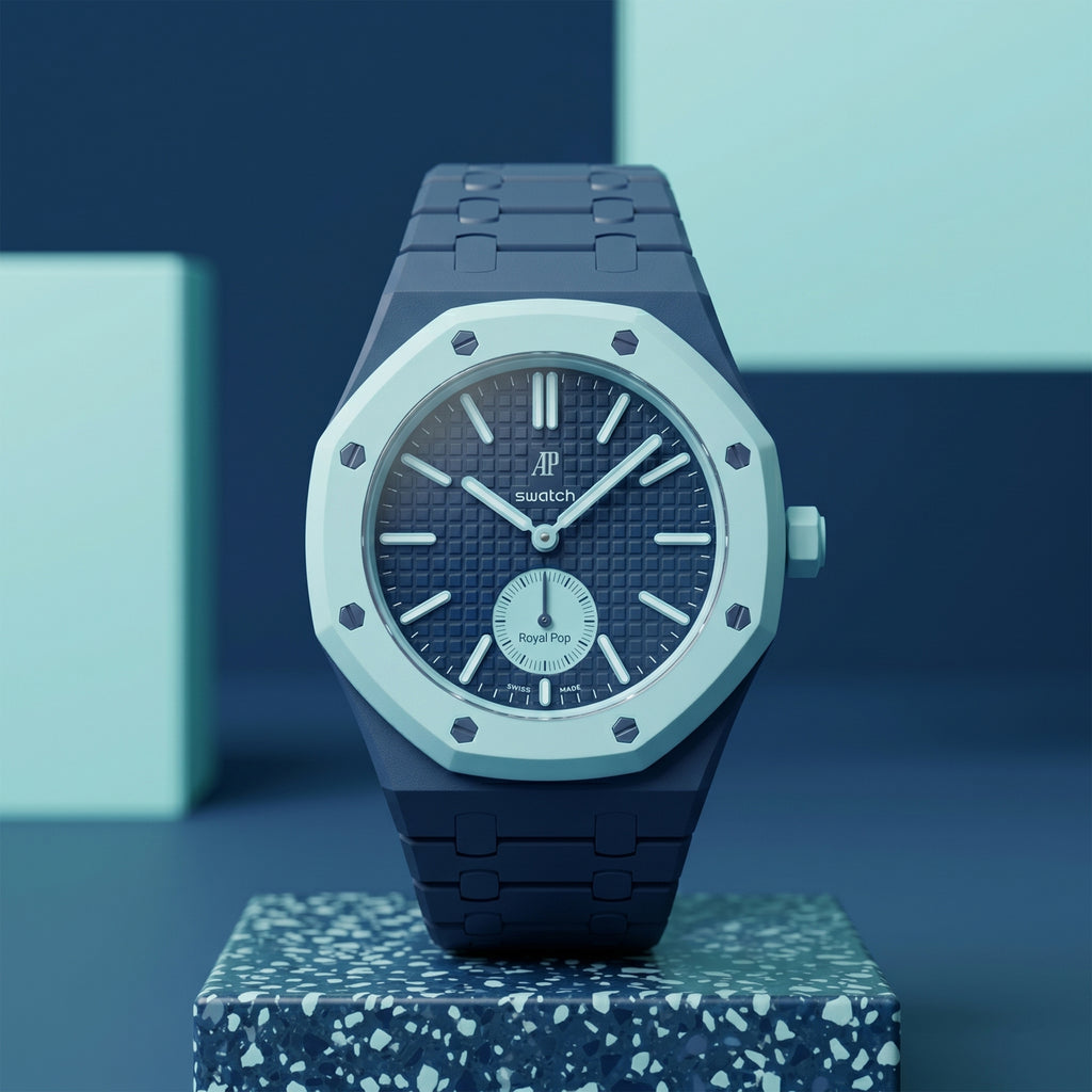 Case-Strap for the Swatch x AP Royal Pop Lan Ba